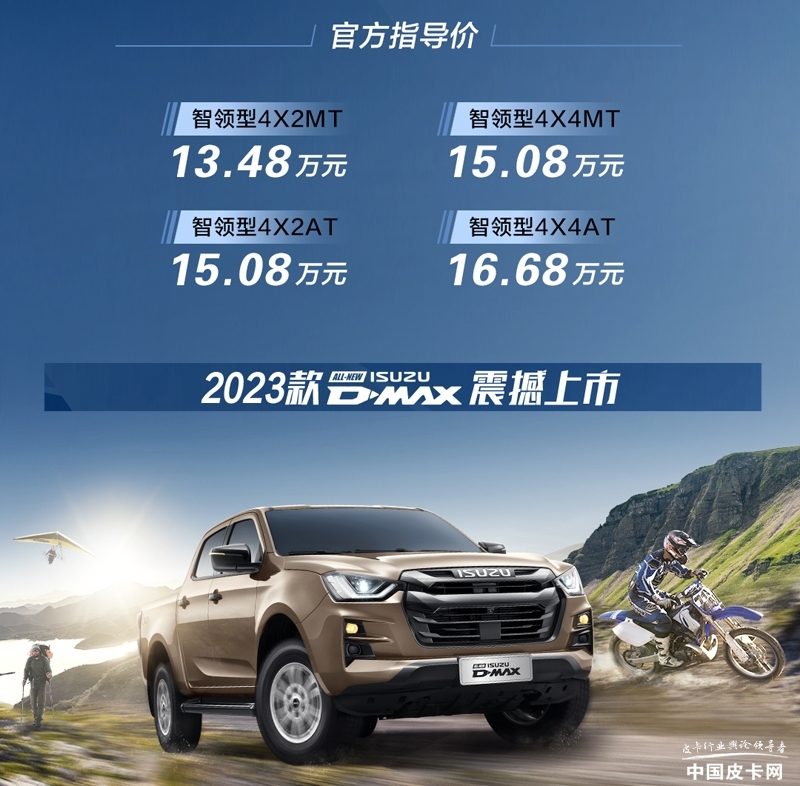 ʮ2023D-MAX ۼ13.48-16.68Ԫ